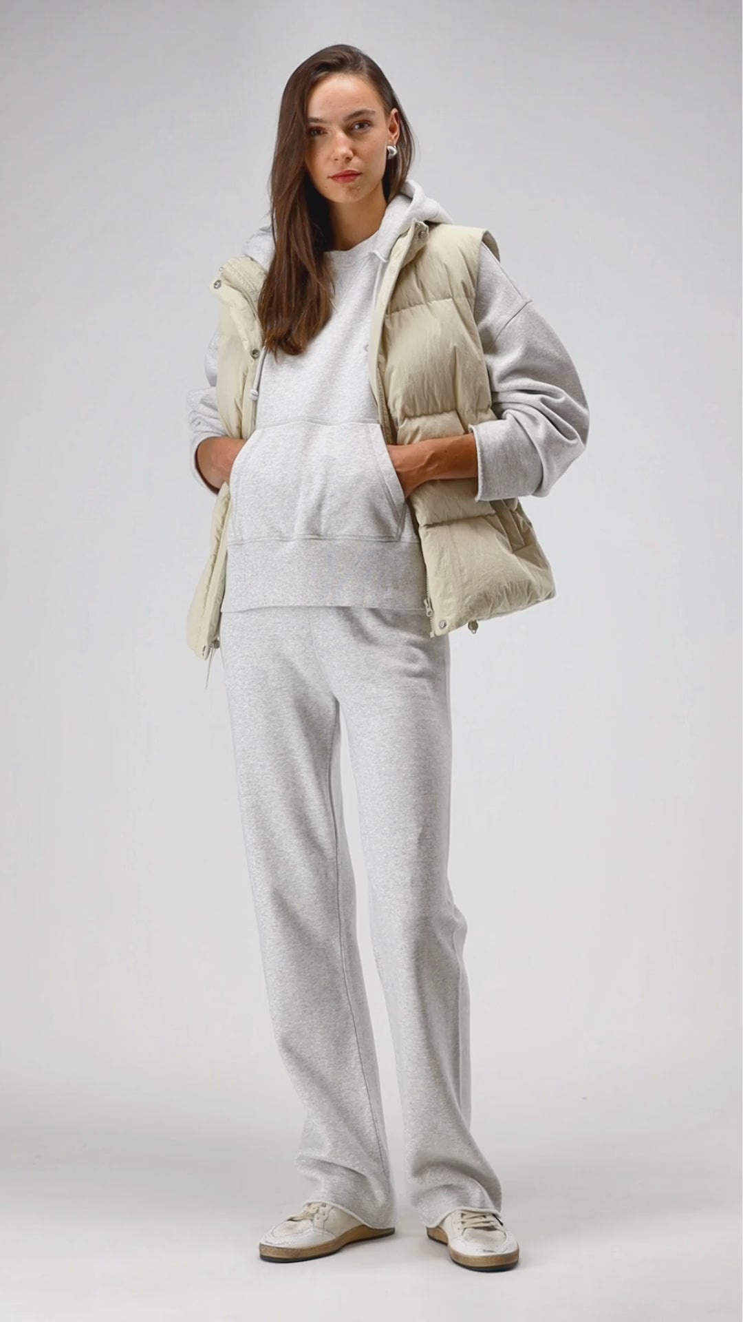 Sweatpants St. Michel in Melange GreyLadneri - Anita Hass