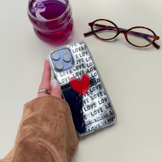 Handyhülle 'Love Heart' in MirrorAnita Hass - Anita Hass