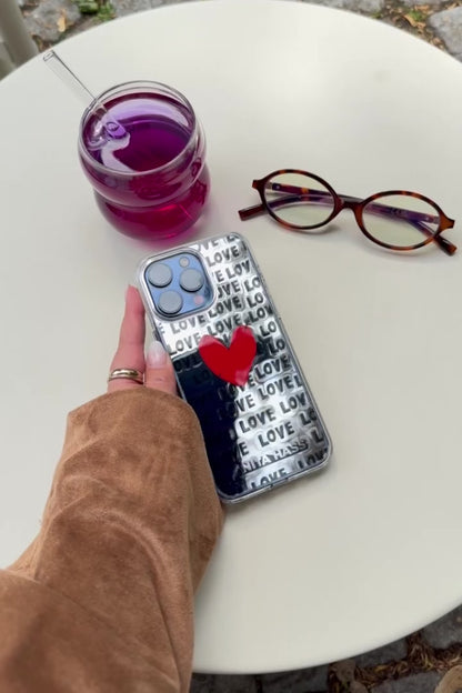 Handyhülle 'Love Heart' in MirrorAnita Hass - Anita Hass