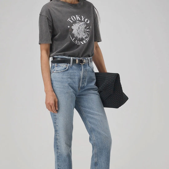 T-Shirt Ladneri Tiger in Washed BlackLadneri - Anita Hass