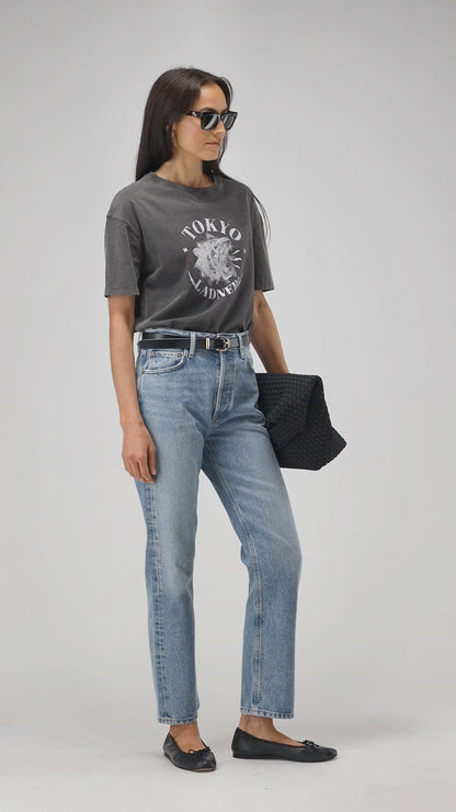T-Shirt Ladneri Tiger in Washed BlackLadneri - Anita Hass