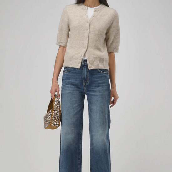 Cardigan Poupette Soleil in Beach Pepple – Ladneri