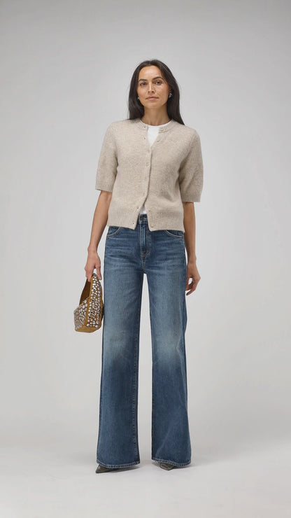 Cardigan Poupette Soleil in Beach Pepple – Ladneri