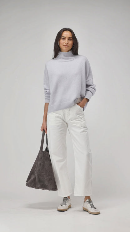 Rollkragenpullover Royal Soleil in Moonstone Ladneri