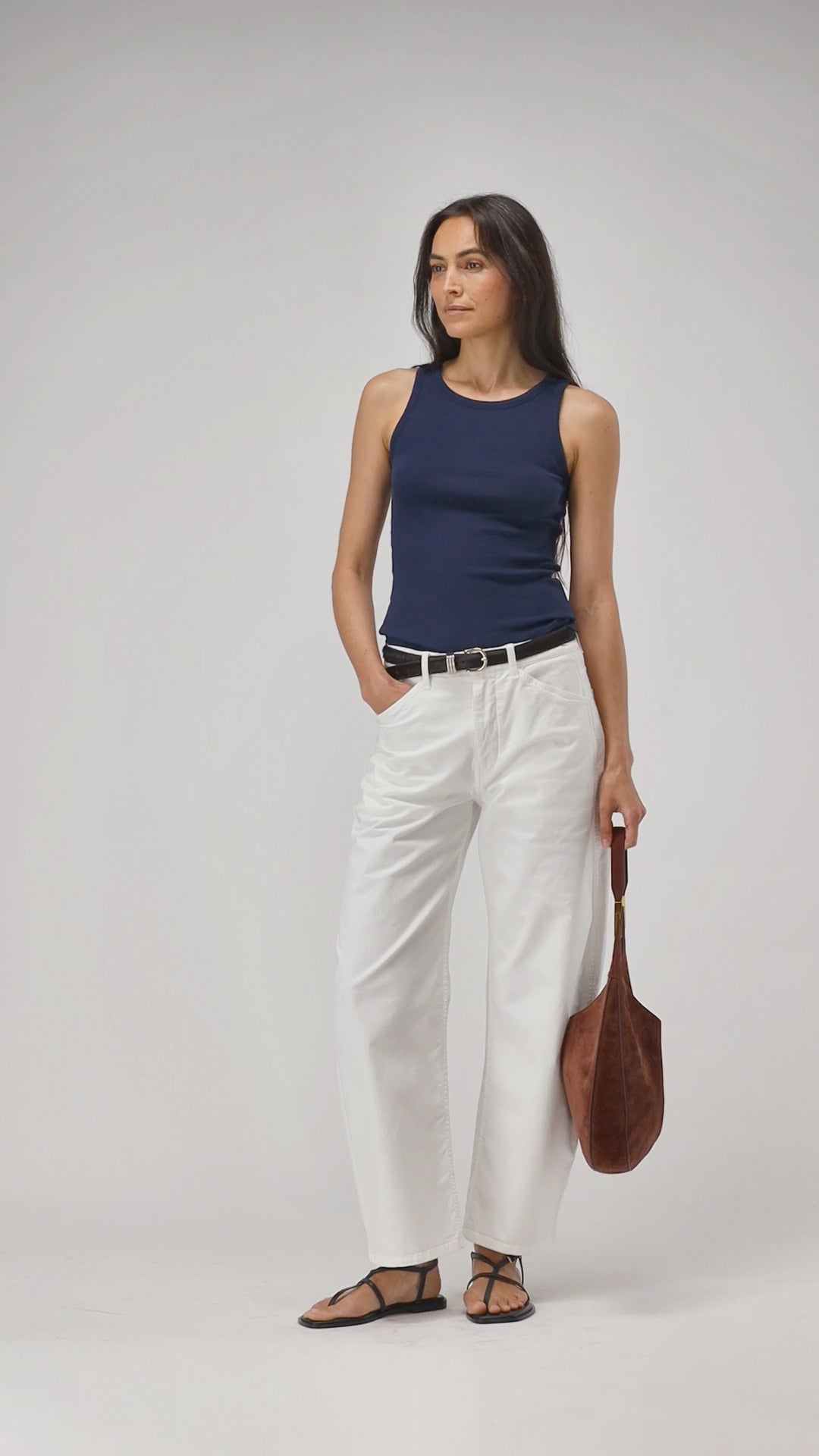 Tank Top La Coeur in Dark Navy Ladneri