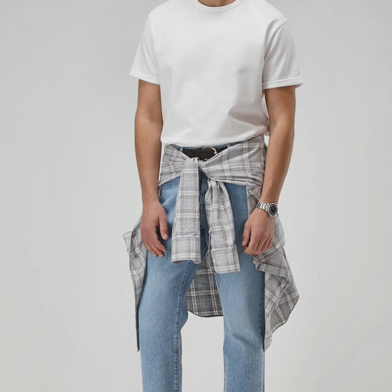 T-Shirt Frenchy in Weiß Ladneri Men