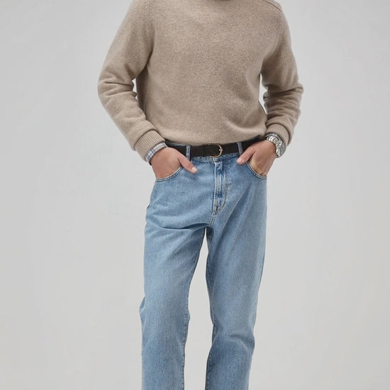 Pullover Vincent in Taupe Melange Ladneri Men