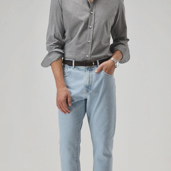 Hemd Bruno in Grau Ladneri Men