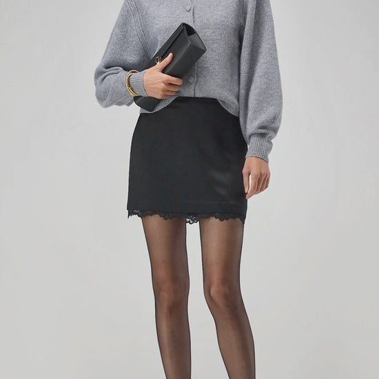 Rock Cassis Lace in Schwarz – Ladneri