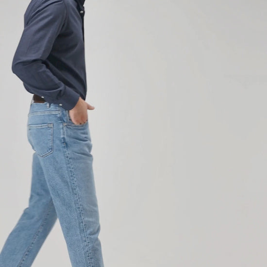 Hemd Bruno in Navy Ladneri Men