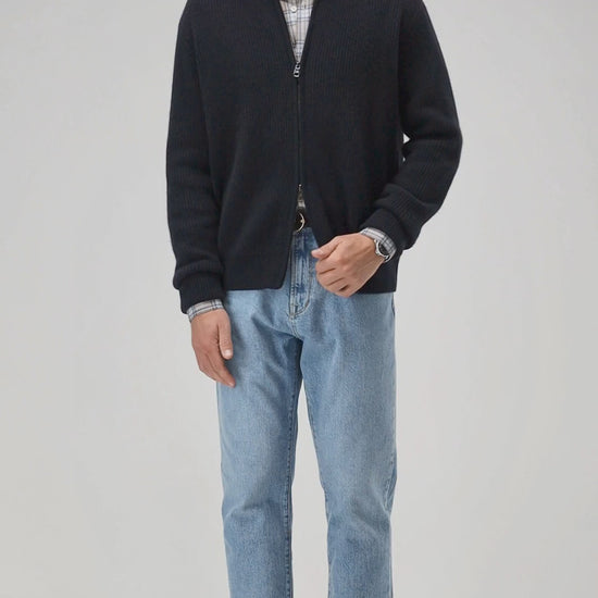 Cardigan Paulie in Navy Ladneri Men