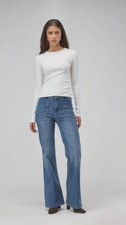 Longsleeve Splash in WeißAnita Hass - Anita Hass