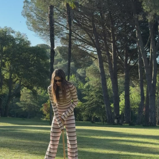 Longsleeve Sunset Glow in Striped LurexAnita Hass - Anita Hass