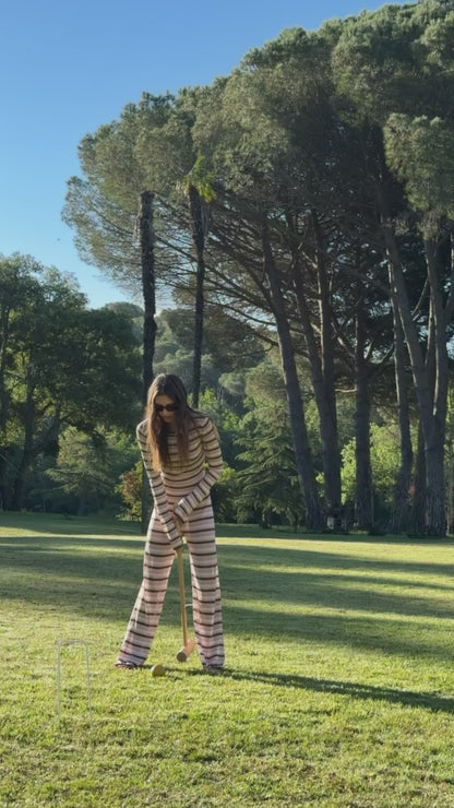 Longsleeve Sunset Glow in Striped LurexAnita Hass - Anita Hass