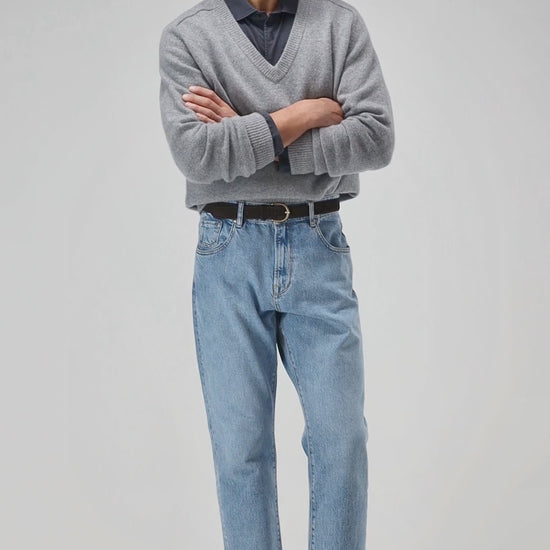 Hemd Luca in Navy Ladneri Men