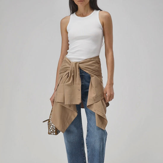 Tank Top La Coeur in Weiß – Ladneri