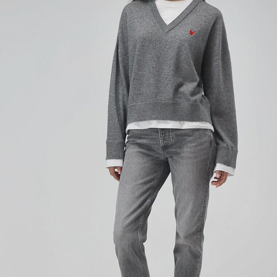 Pullover Groove in Grau Anita Hass