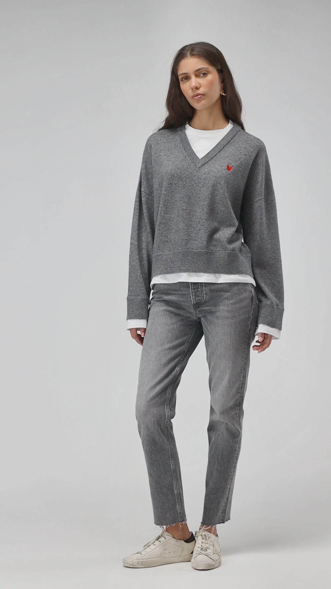 Pullover Groove in Grau Anita Hass