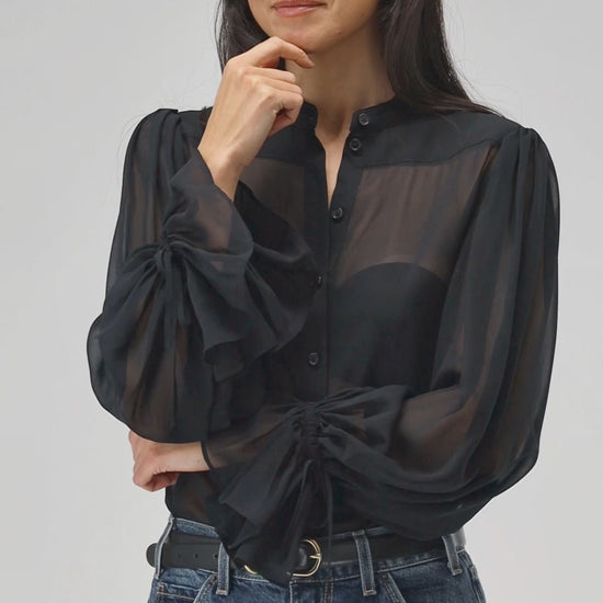 Bluse Elise in Schwarz – Ladneri