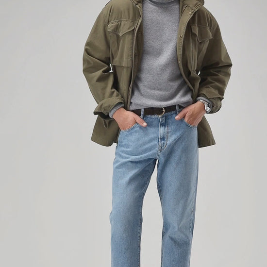 Pullover Frankie in Mid Grey Melange Ladneri Men