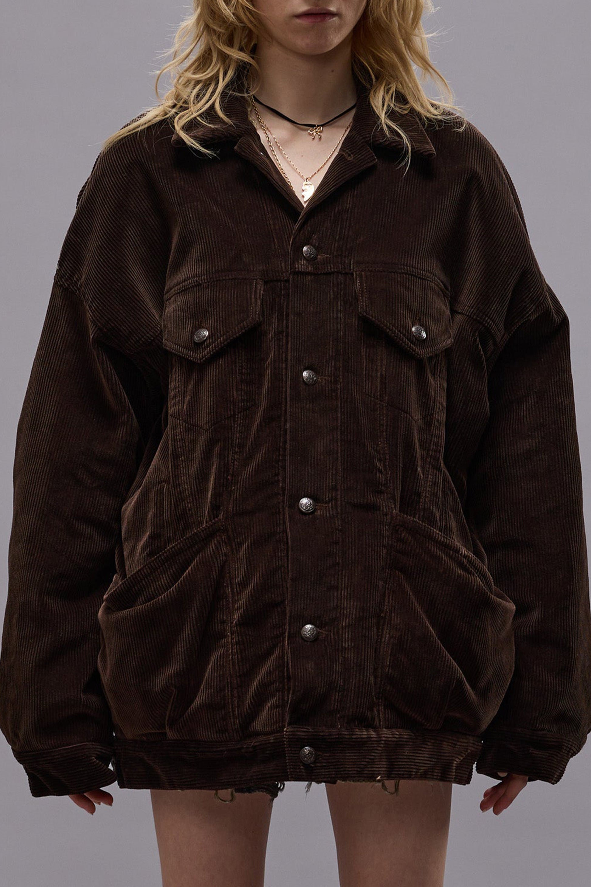 Jacke Lacey Trucker in Dark ChocolateR13 - Anita Hass