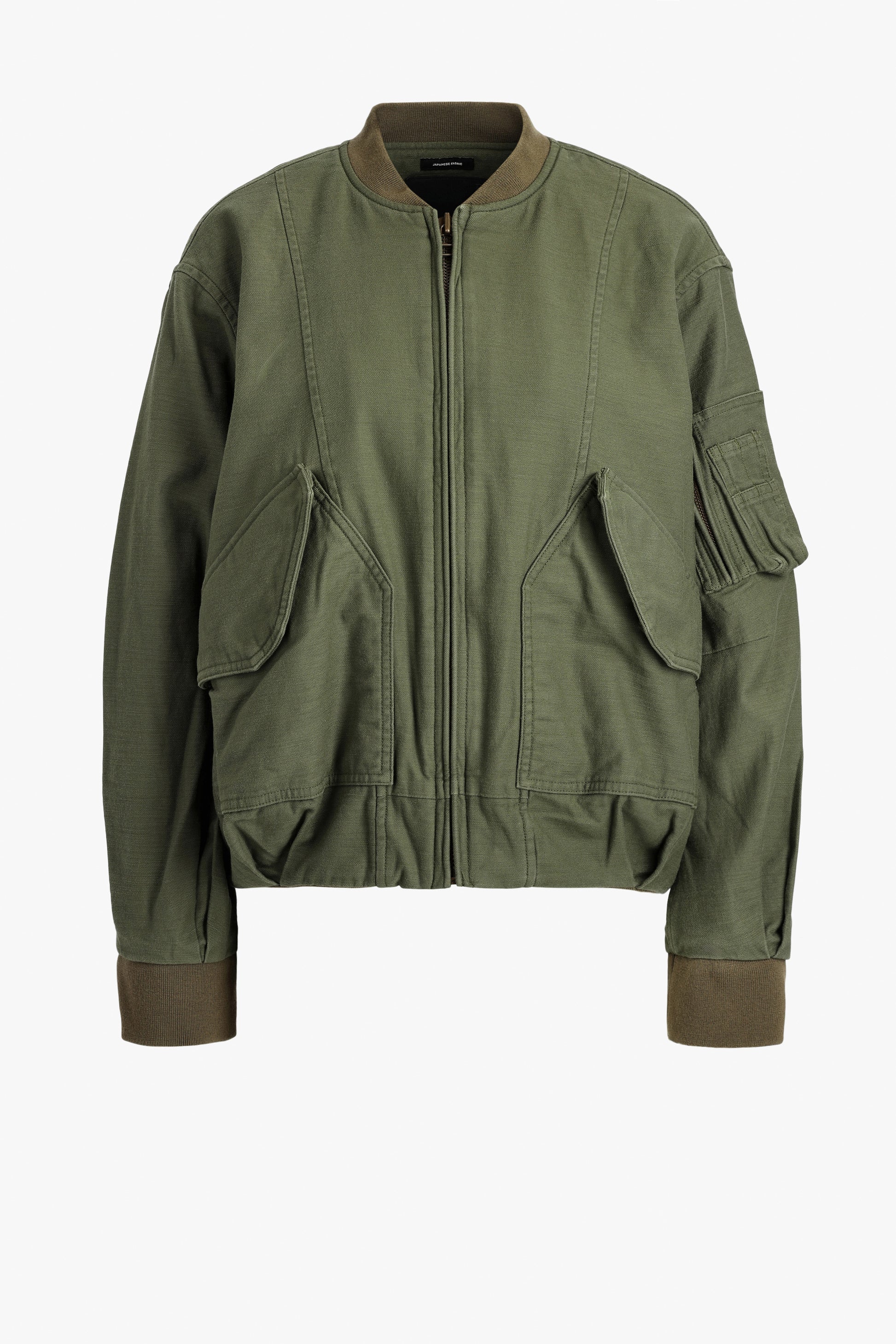 Bubble Bomber Jacket in Olive Green R13 - Anita Hass