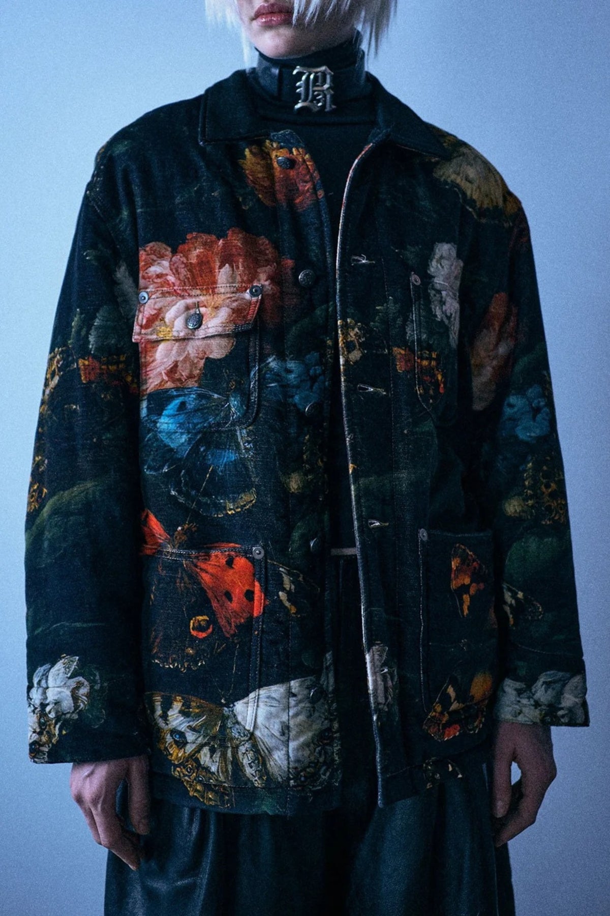Chore Jacket in Floral Butterfly