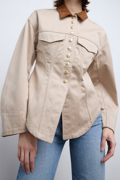 The Lennox Jacket in KhakiRÙADH - Anita Hass