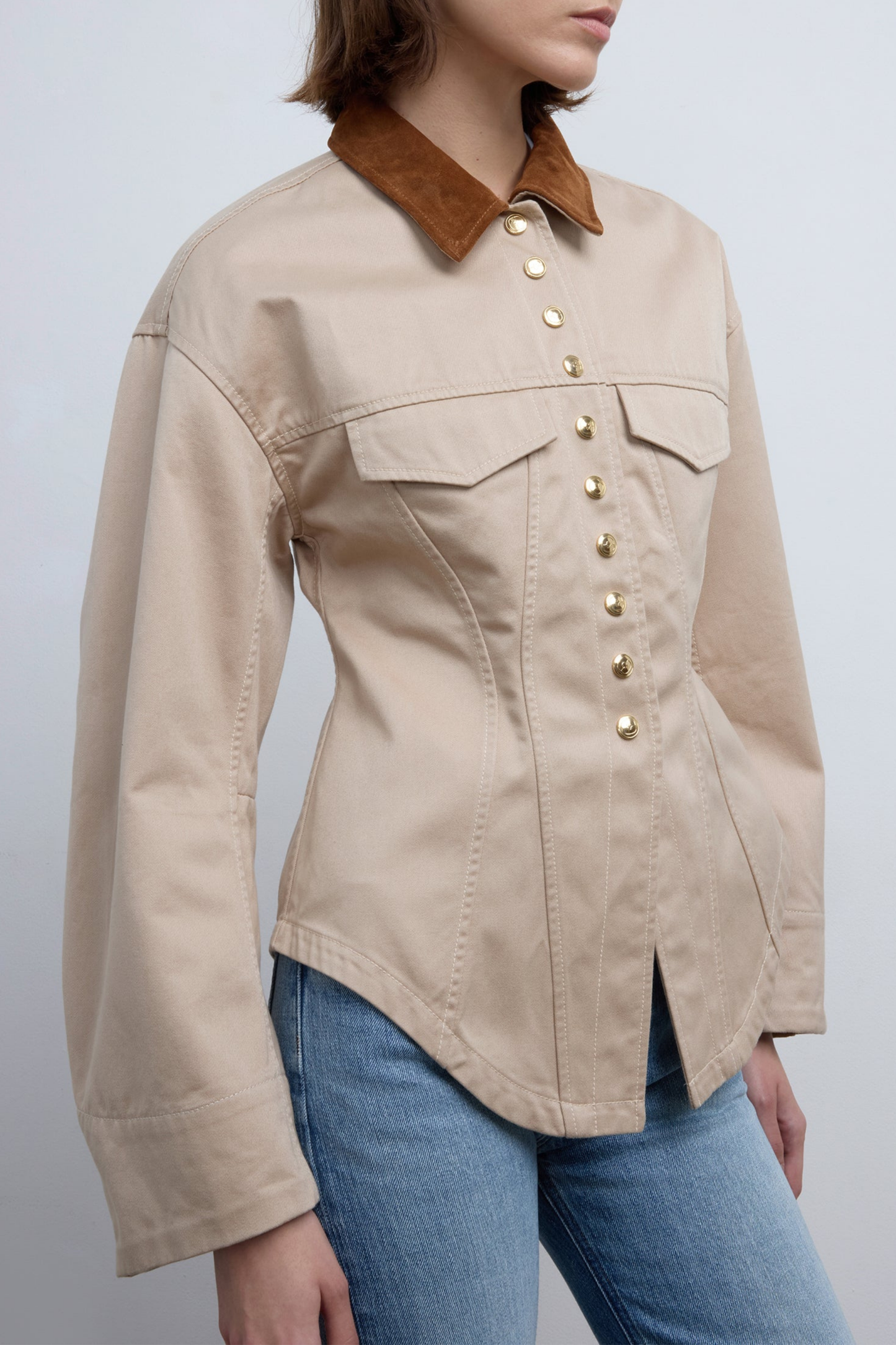The Lennox Jacket in KhakiRÙADH - Anita Hass