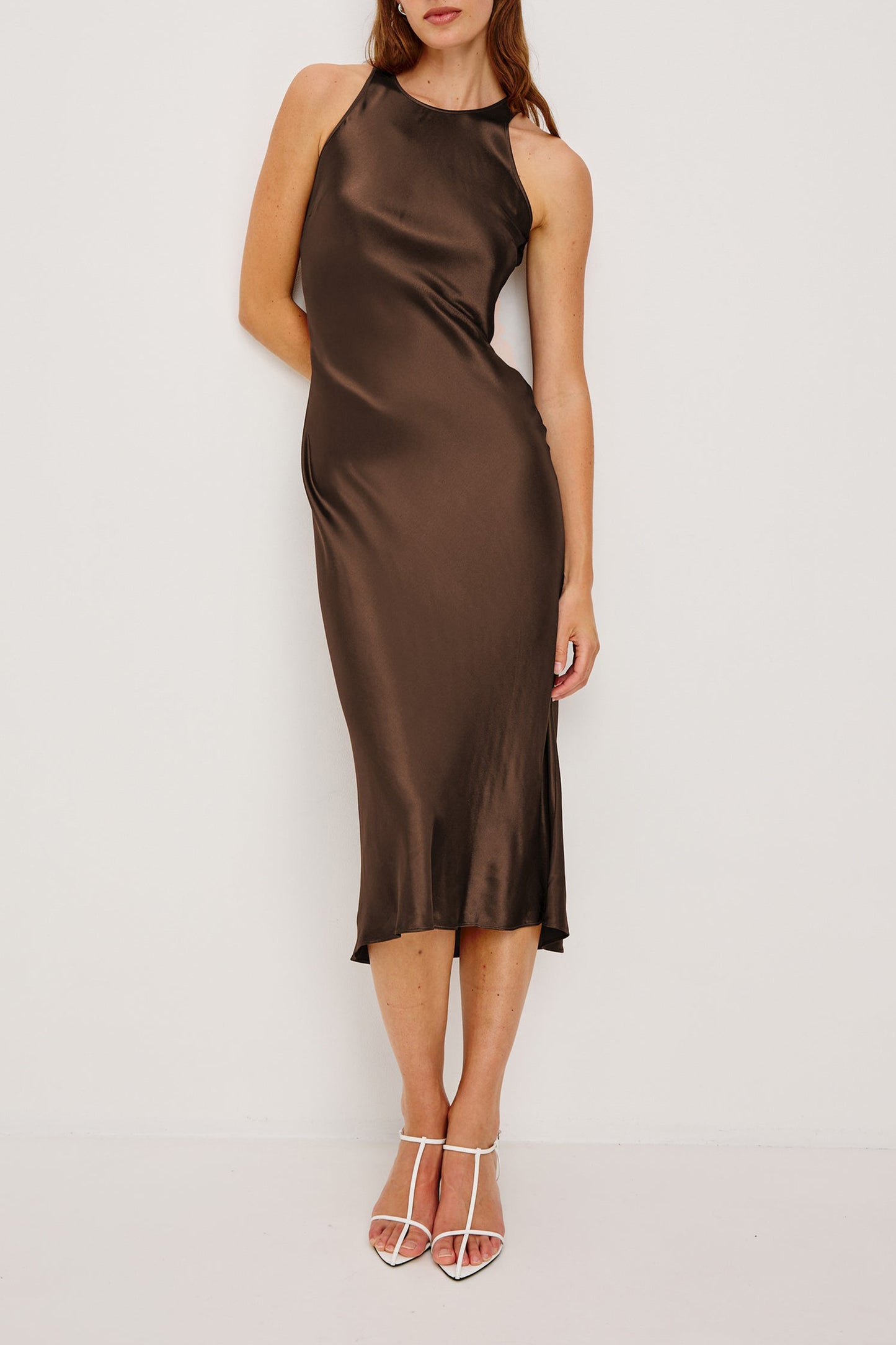 Solene dress in espresso