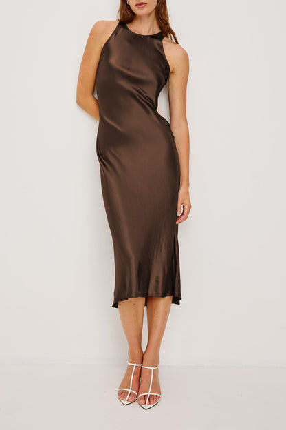 Solene dress in espresso