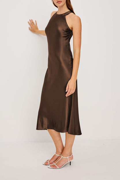 Solene dress in espresso