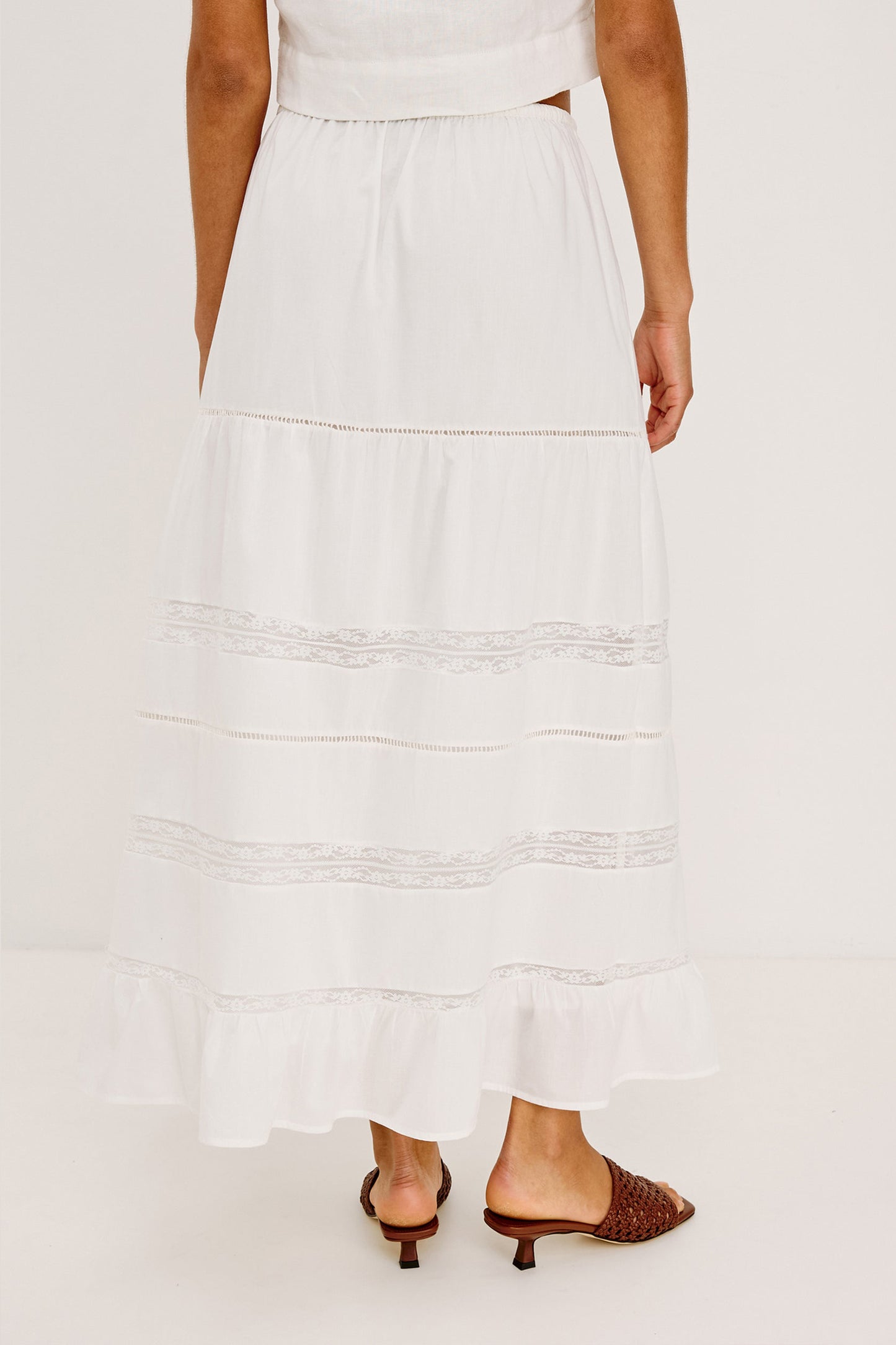 Hettie skirt in white