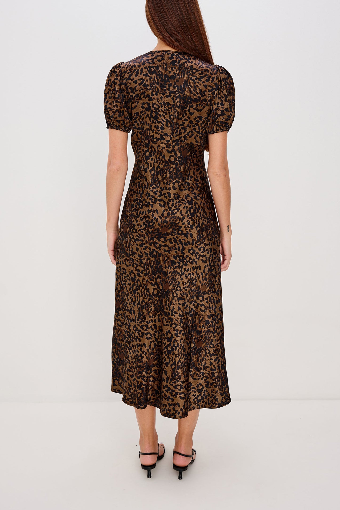 Junia dress in Ginger Spotted