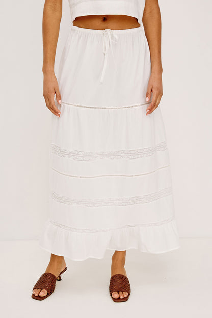 Hettie skirt in white