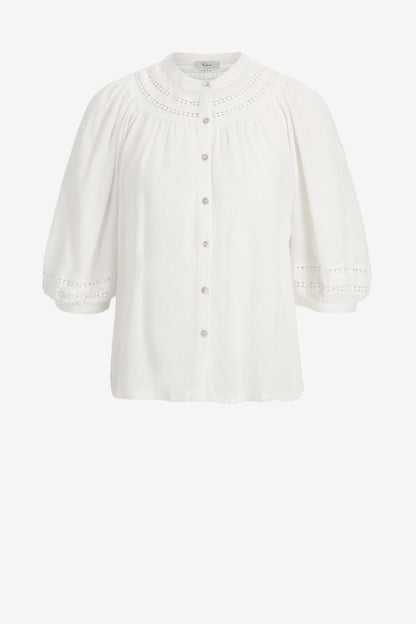 Theia Blouse in WhiteRails - Anita Hass
