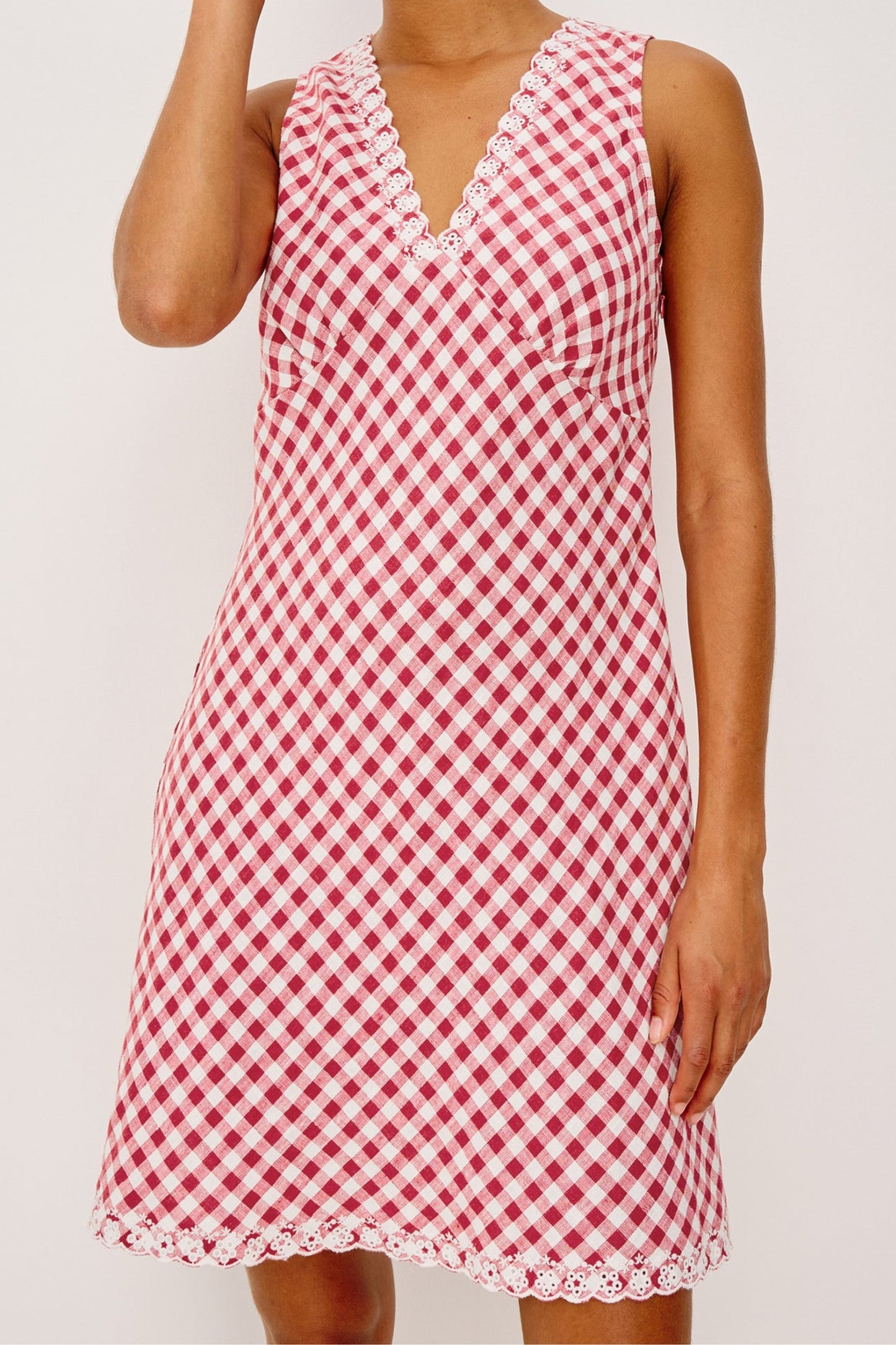 Bex Dress in Picnic CheckRails - Anita Hass