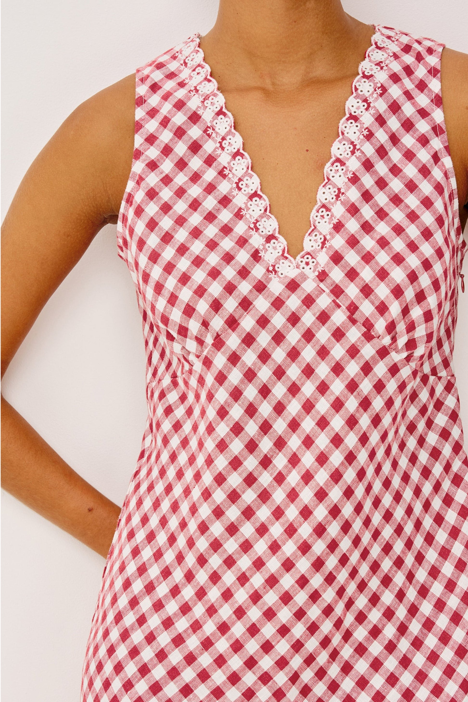 Bex Dress in Picnic CheckRails - Anita Hass