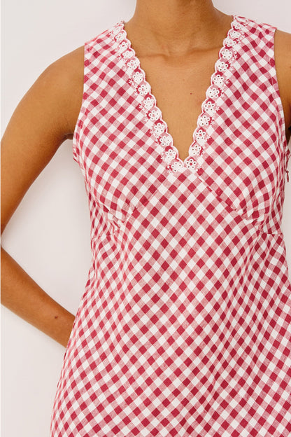 Bex Dress in Picnic CheckRails - Anita Hass
