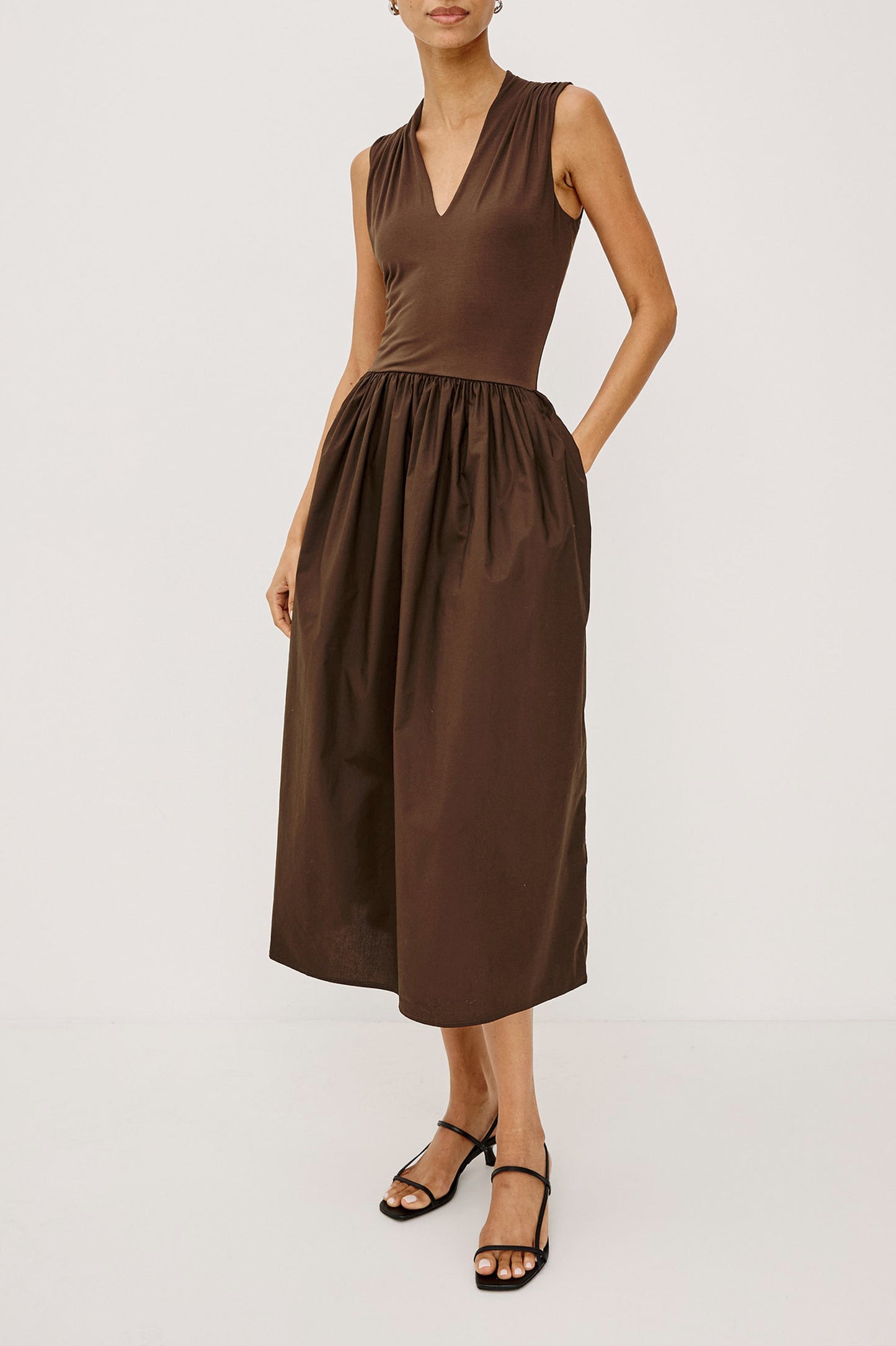 Kleid Winnie in Espresso Rails