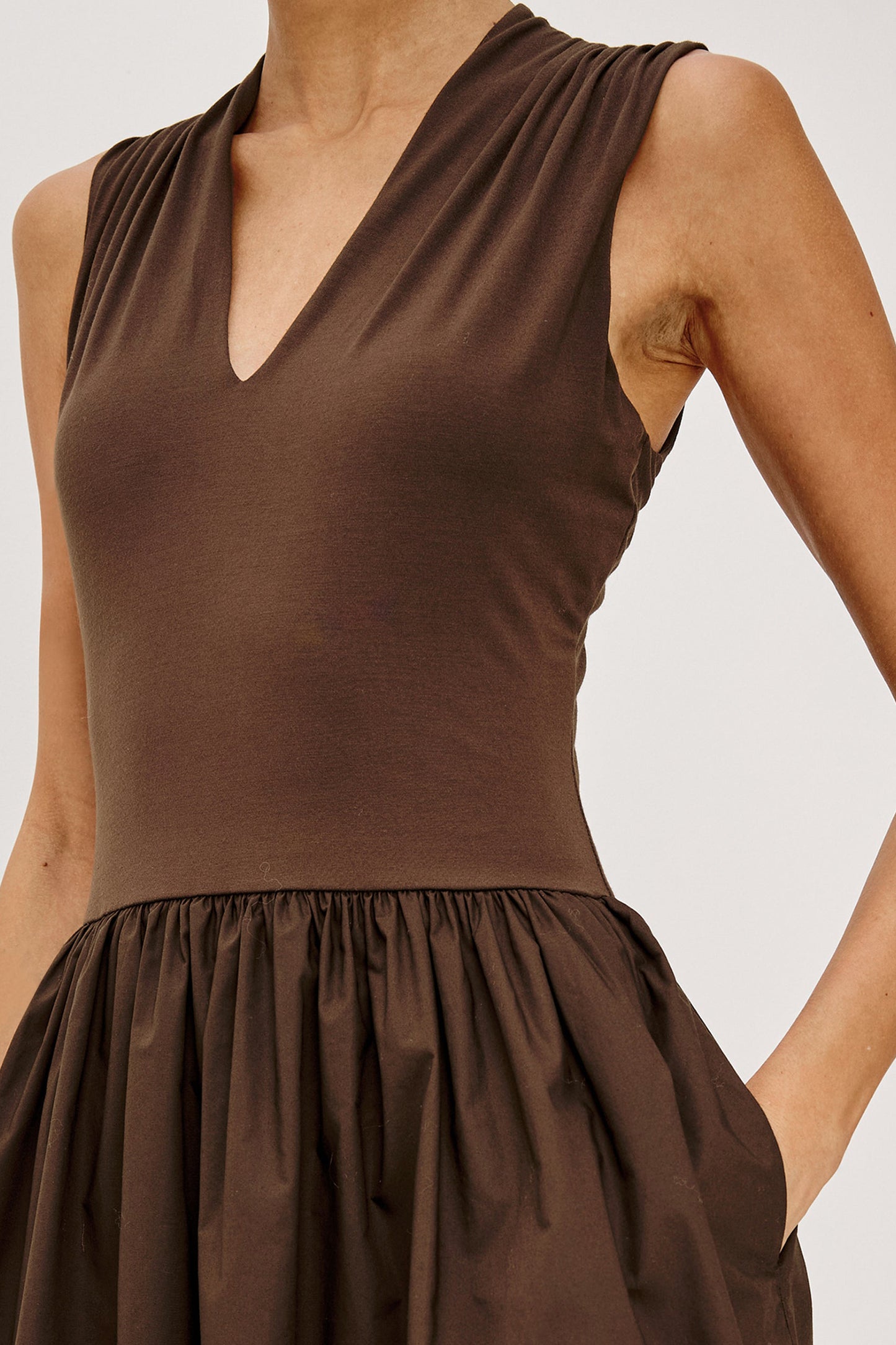 Kleid Winnie in Espresso Rails
