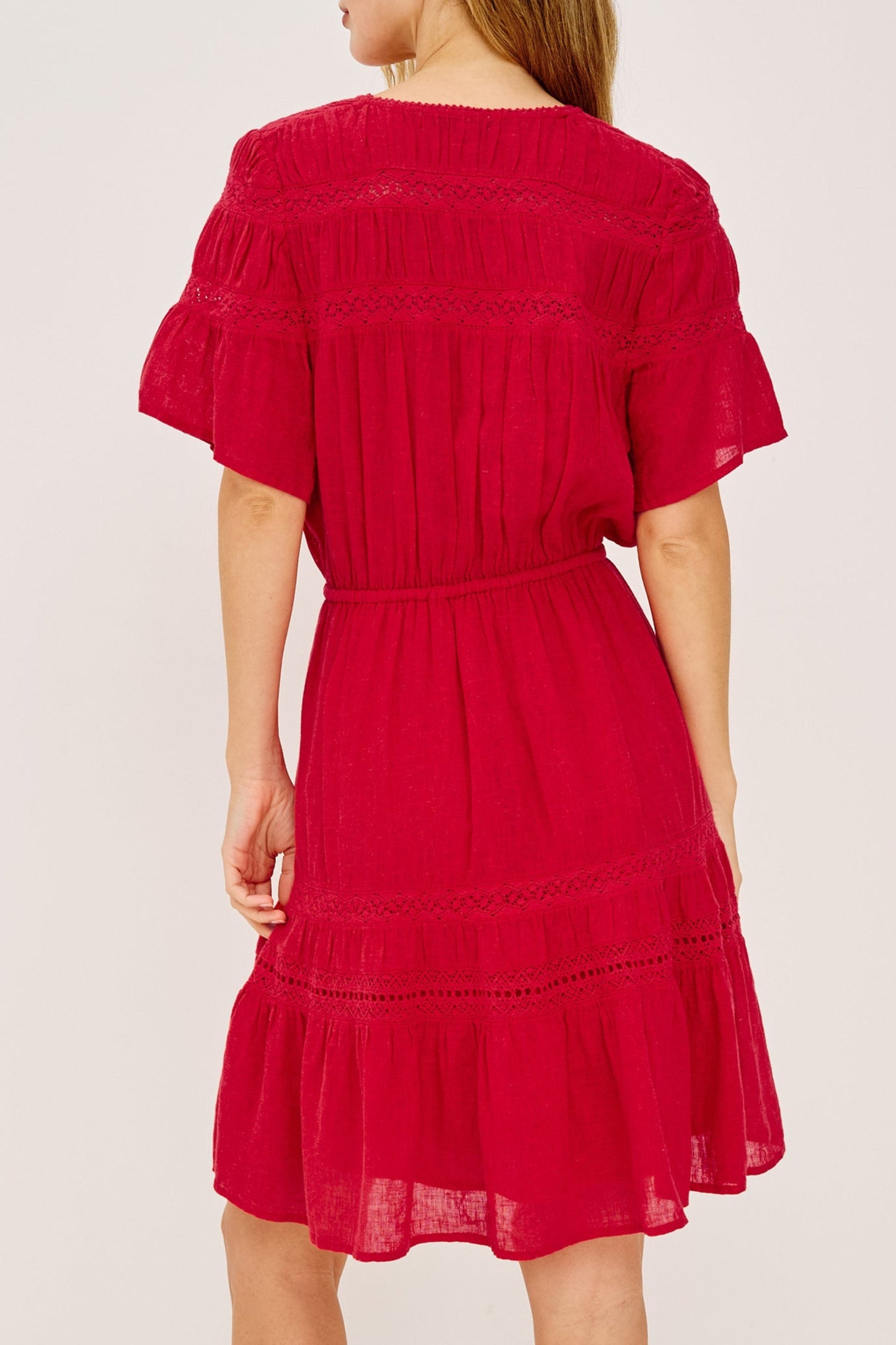 Winslow Dress in TomatoRails - Anita Hass
