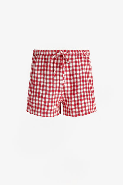 Jenner Shorts in Picnic CheckRails - Anita Hass