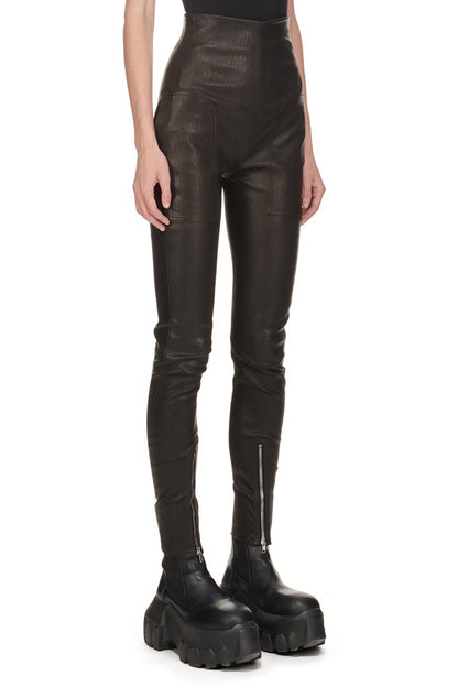 Lederleggings Dirt in SchwarzRick Owens - Anita Hass