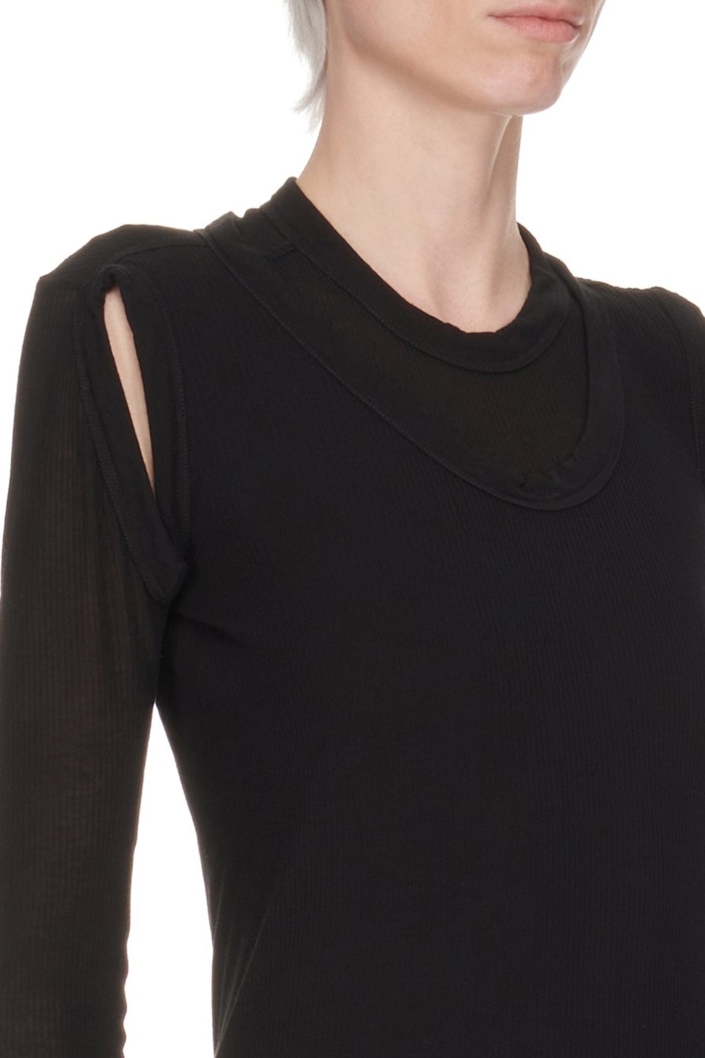 T-Shirt Cropped Banana in SchwarzRick Owens - Anita Hass