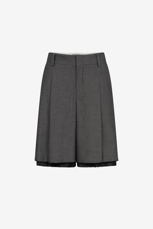 Romi Cool Wool Bermuda Shorts in GrayRossi - Anita Hass