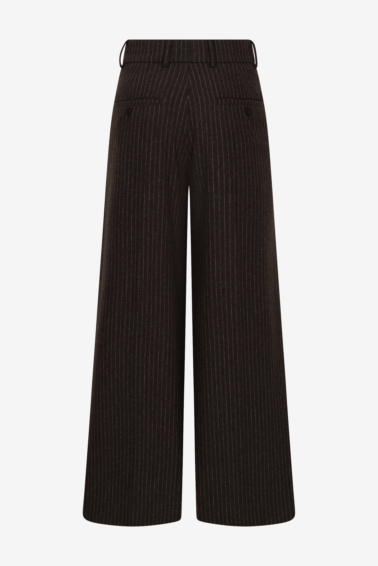 Ivon Flannel Pants in Pin Stripe Brown