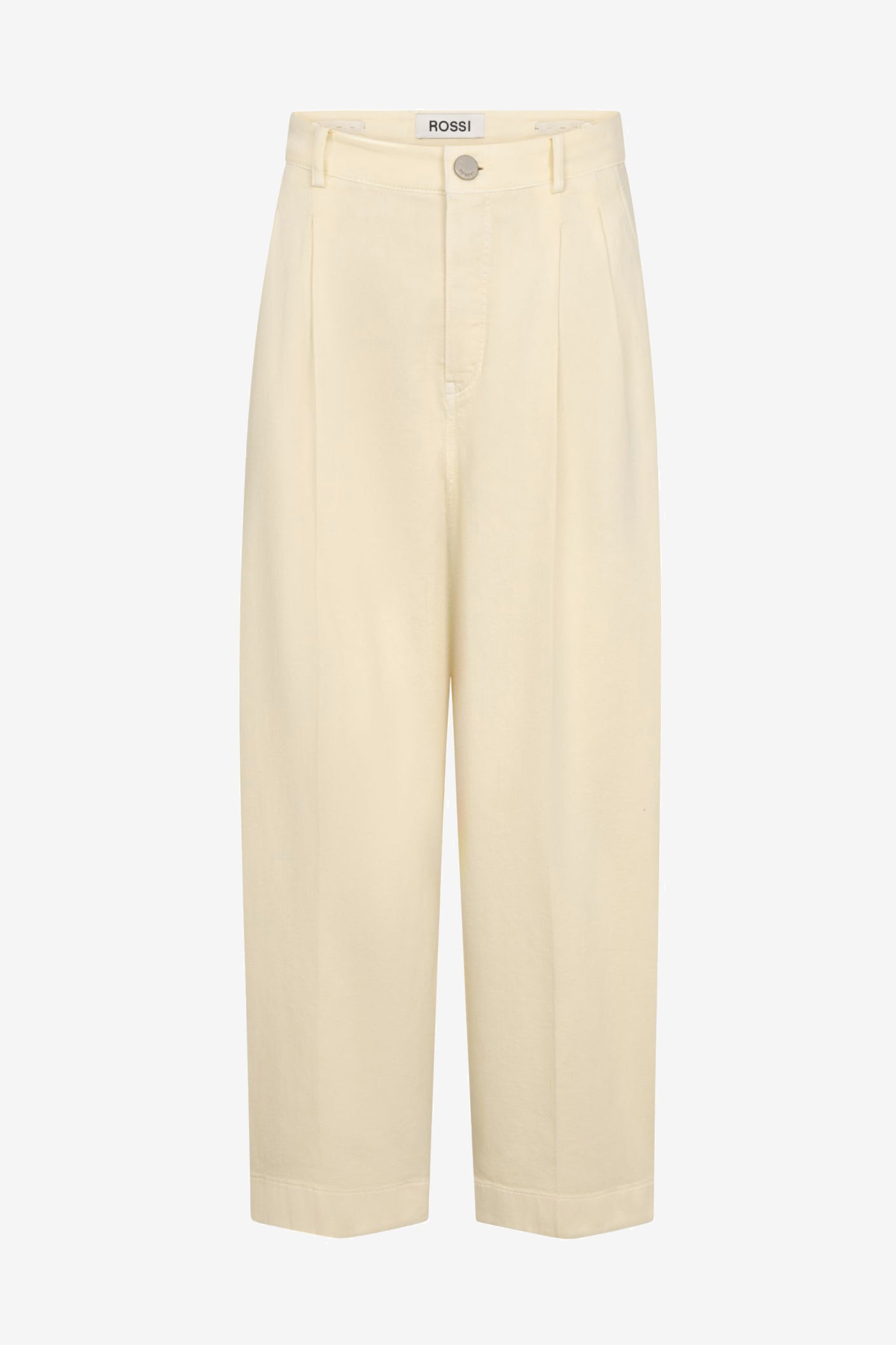 Noa Crop Soft Denim Pants in VanillaRossi - Anita Hass