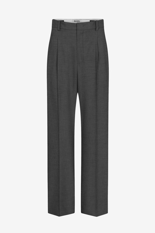 Pantalon Nomy Cool Wool en gris Rossi - Anita Hass