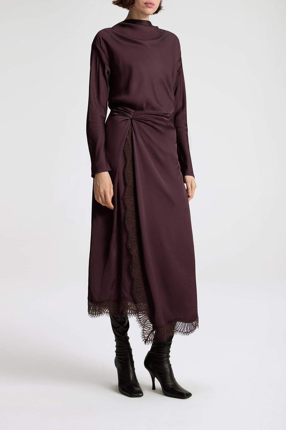 Bluse Georgia in Deep PlumA.L.C. - Anita Hass